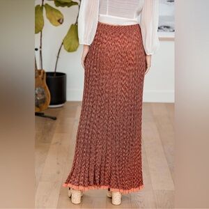 Free People Rust Maxi Skirt